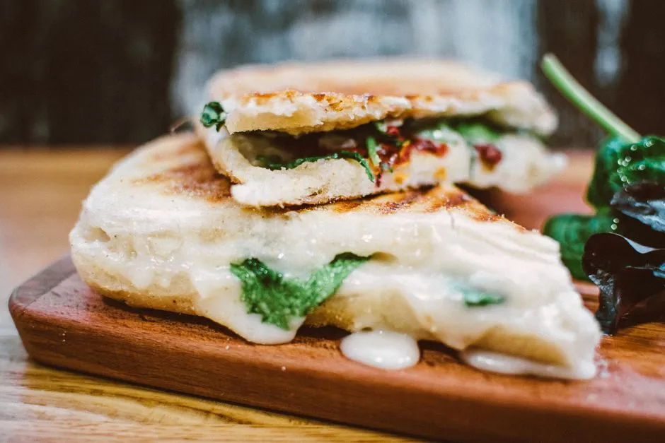 Roasted Pepper and Mozzarella Panini for Two